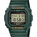 Casio Casio G-Shock DW-5600RB-3 DW-5600 DW-5600RB-3ER электронные мужские часы серый циферблат, браслет пластик — вид спереди